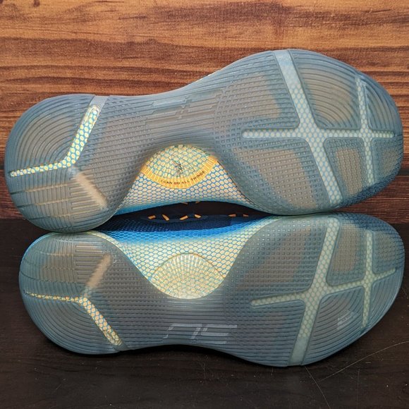 Under Armour UA Curry 6 Underrated Men\'s 11.5 Navy Orange Shoes 3020612-404 main image 5